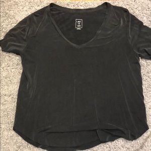 Me to We Black Silky Top